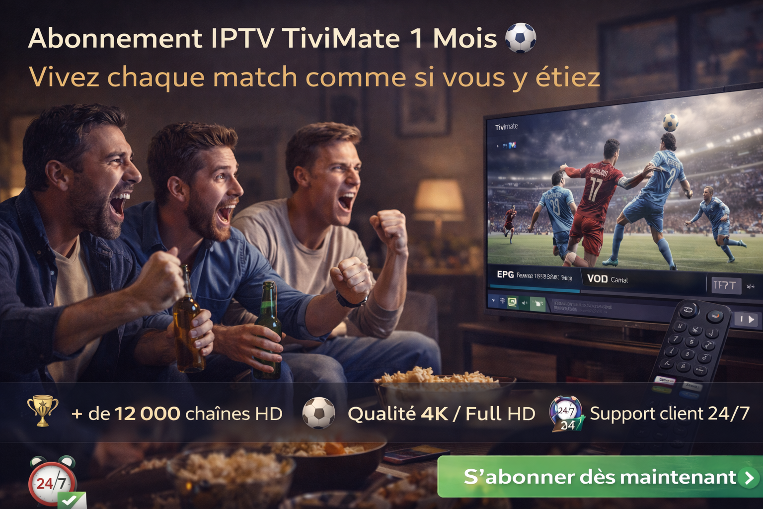 abonnement IPTV TiviMate