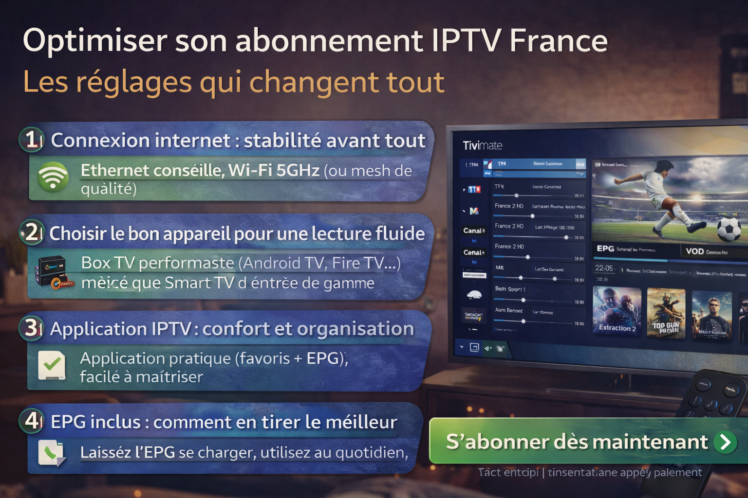 abonnement IPTV France