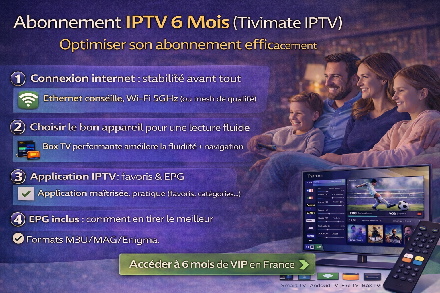 abonnement iptv tivimate