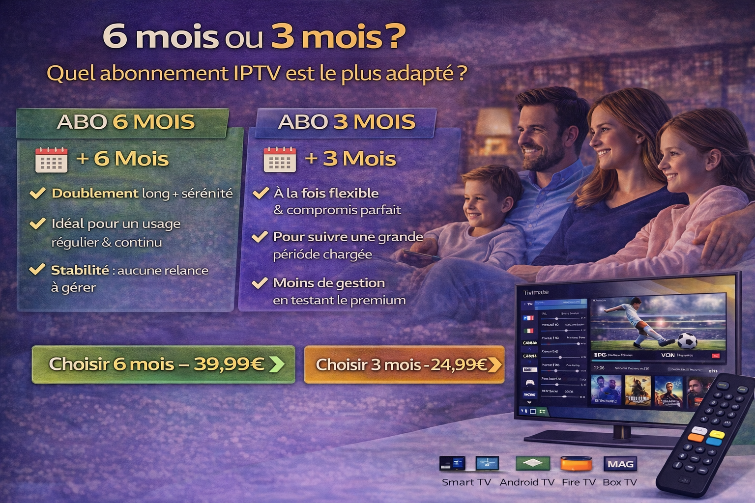 abonnement iptv tivimate
