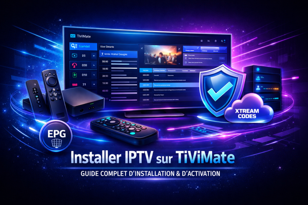 Installer IPTV sur Tivimate