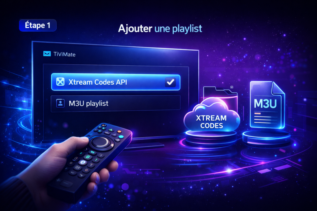 Installer IPTV sur Tivimate