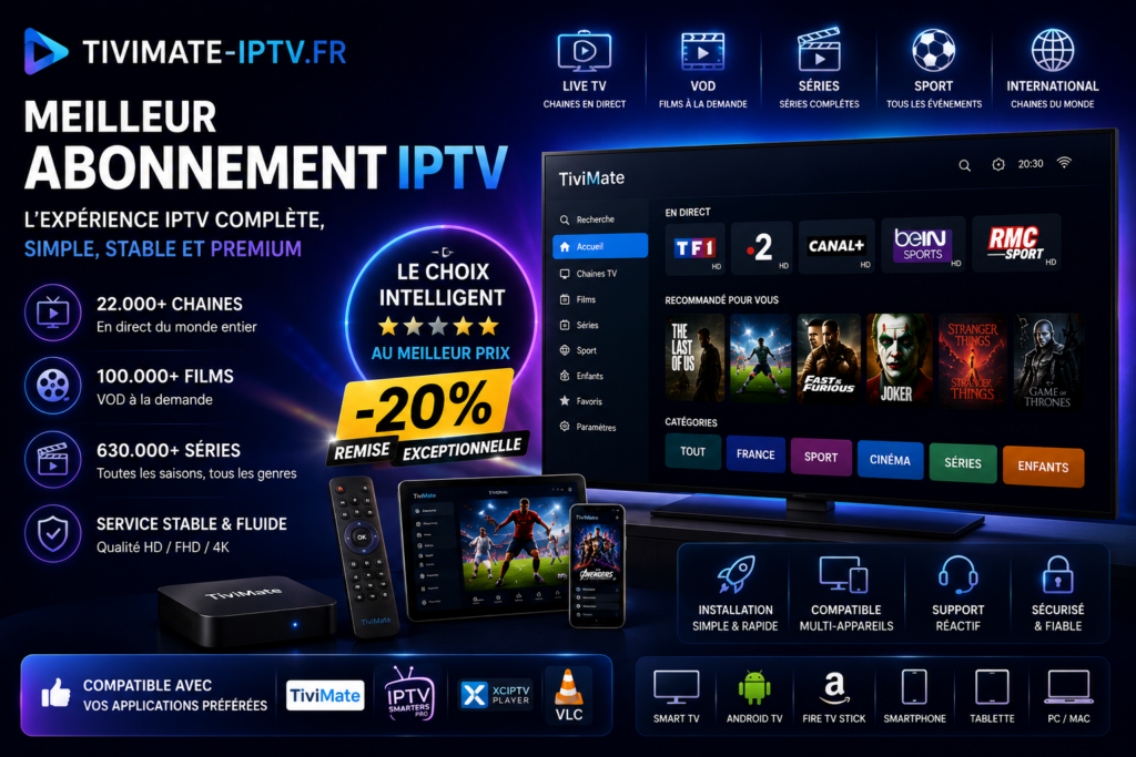 Meilleur abonnement IPTV
