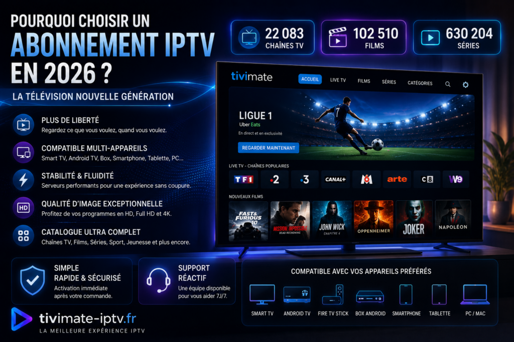 abonnement iptv
